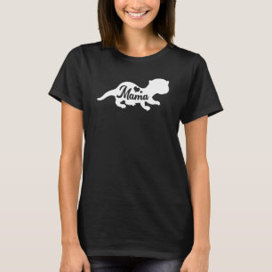 Womens Otter Mama Mothers Day Cute Animal Mum Momm T-Shirt