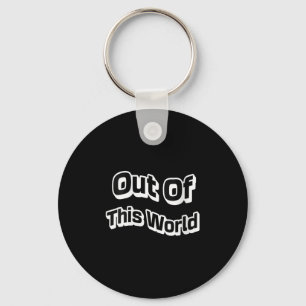 Womens Out Beyond The Galaxy Cosmic Vibes Intergal Key Ring