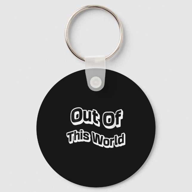 Womens Out Beyond The Galaxy Cosmic Vibes Intergal Key Ring (Front)