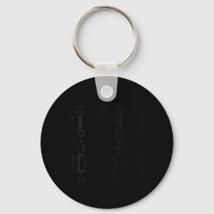 Womens Over Thinker Idgaf Funny Sarcastic Quote Key Ring