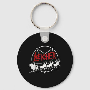 Womens Oversized Ugly Christmas Sweater Vintage He Key Ring