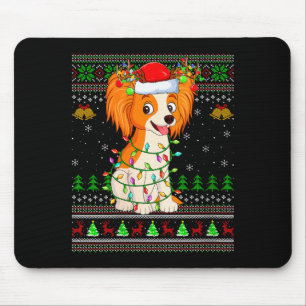 Womens Pallon Dog Ugly Christmas Sweaters Holiday  Mouse Pad