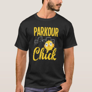 Womens Parkour Chick Parkour Girl T-Shirt