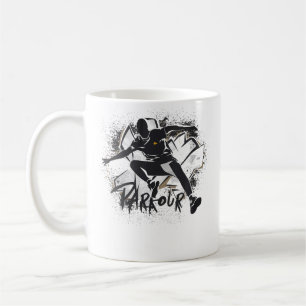 Womens Parkour Sport Parkour Runner Coffee Mug