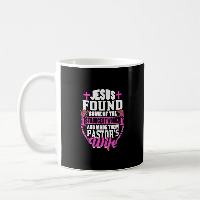 Womens Pastor Wife Jesus Christian Church Apprecia Coffee Mug (Left)