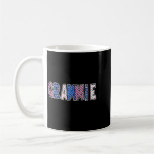 Womens Patriotic Aamerican Grandma Grammie America Coffee Mug