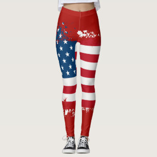 Women's Patriotic Leggings