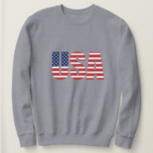 Women's Patriotic Pullover Sweatshirt