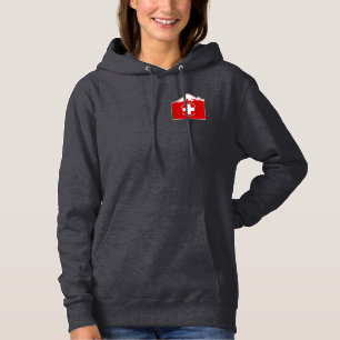 Womens Patrol Hoodie with back logo