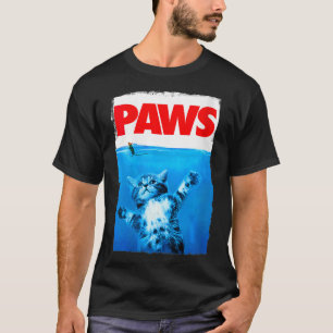 Womens Paws Cat and Mouse Top Cute Funny Cat Lover