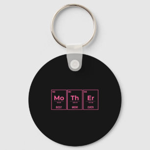 Womens periodic table of elements mother - mum eve key ring