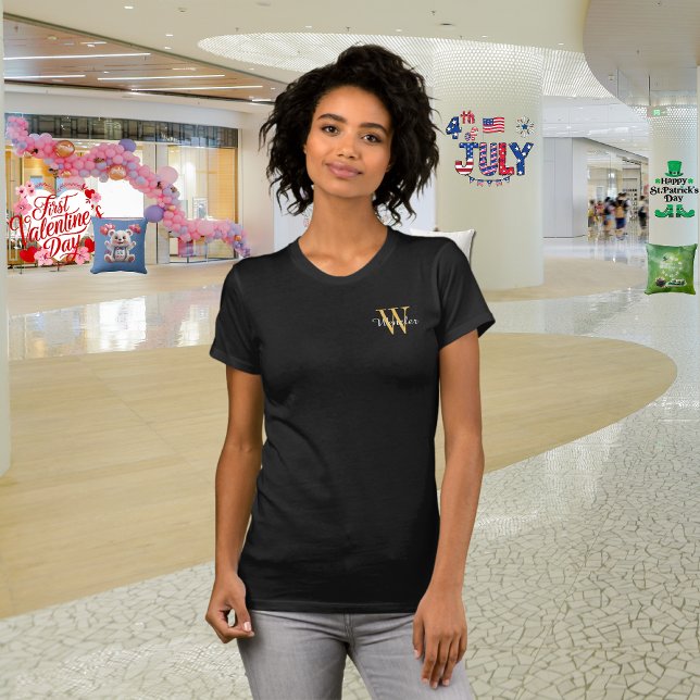 Women's Personalised Monogram T-Shirt (Creator Uploaded)