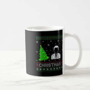 Womens Physician Xmas Tree Lighting Ugly Christmas Coffee Mug