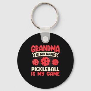 Womens pickle ball grandma is name pickleball key ring