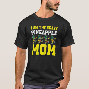 Womens Pineapple Mum Apparel Aloha Hawaii Beaches T-Shirt