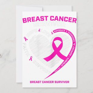Womens Pink Breast Cancer Survivor Gifts Women Mum Announcement