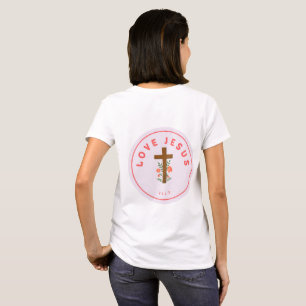 Womens Pink Jesus T-Shirt