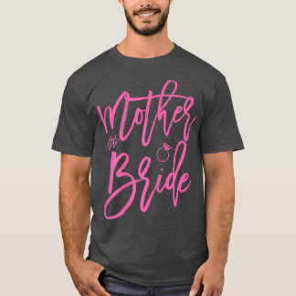 Womens Pink Ring Mother Of The Bride T s  T-Shirt