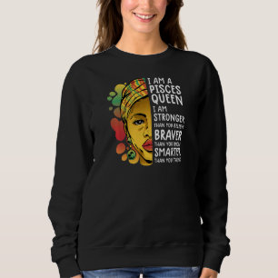 Womens Pisces queen women Astrology zodiac Pisces Sweatshirt