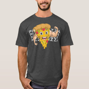 Womens Pizza Slice Unicorn, Magic Fast Food Lover T-Shirt