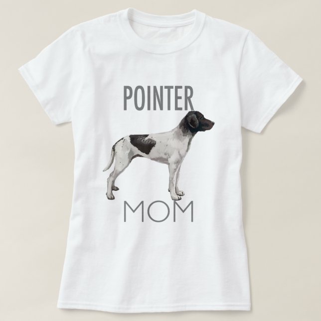 Womens Pointer Mum Dog tee shirt Tshirt (Design Front)