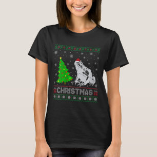 Womens Poison Dart Frog Xmas Tree Lighting Ugly Ch T-Shirt