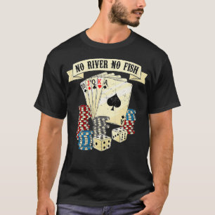 Womens Poker Player Teas Hold'Em Poker VNeck T-Shirt