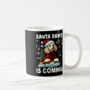 Womens Poodle Christmas Tree Lights Decorations Do Coffee Mug