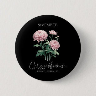 Womens Positive Quote Flower Birthday Floral Birth 6 Cm Round Badge