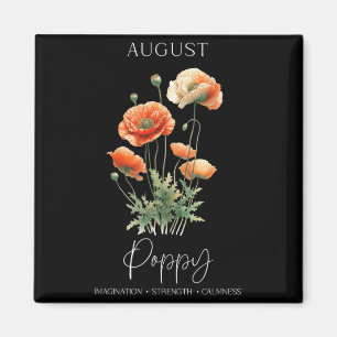 Womens Positive Quote Flower Birthday Floral Birth Magnet