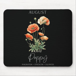 Womens Positive Quote Flower Birthday Floral Birth Mouse Pad