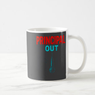 Women's Principal Out - Retirement Mic Drop Vintag Coffee Mug