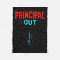 Women's Principal Out - Retirement Mic Drop Vintag