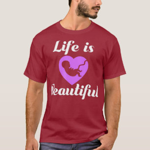 Womens Pro Life Gift Anti Abortion Choose Life T-Shirt
