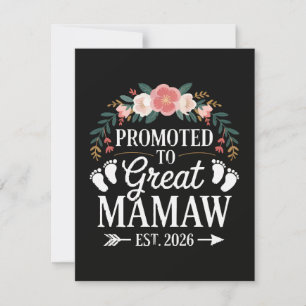Womens Promoted to Great Mamaw Announcement