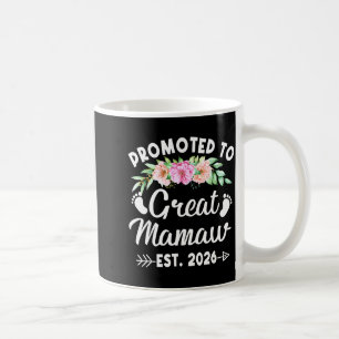 Womens promoted to great mamaw est 2026 mothers da coffee mug