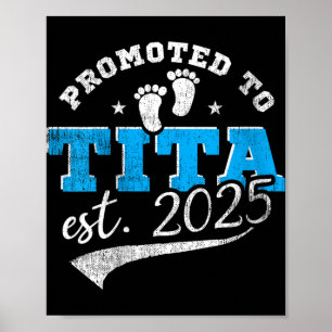 Womens Promoted To Tita 2025 New Filino Aunt Vinta Poster