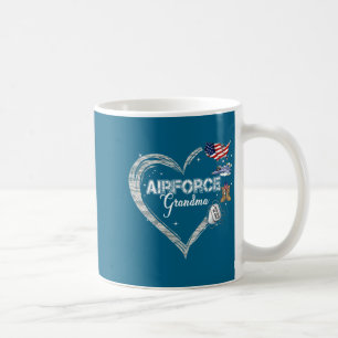 Womens proud air force grandma air force graduatio coffee mug