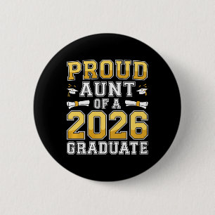Womens Proud Aunt Of A 2026 Graduate Shirt Cl Of 2 6 Cm Round Badge