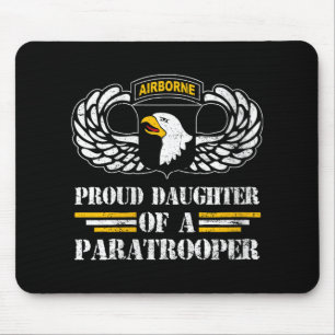 Womens Proud Daughter Of 101st Airborne Division U Mouse Pad