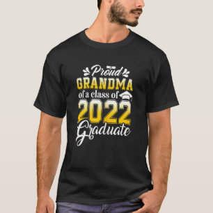 Womens Proud Grandma Class 2022 Graduates Senior F T-Shirt
