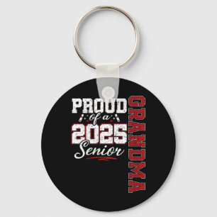 Womens Proud Grandma Of A Cl Of 2025 Senior Gradua Key Ring