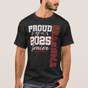 Womens Proud Grandma Of A Cl Of 2025 Senior Gradua T-Shirt