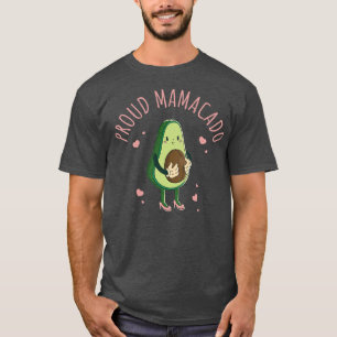 Womens Proud Mamacado Baby Shower Pregnant Mum Avo T-Shirt