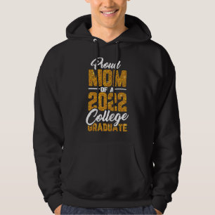 Womens Proud Mum Of A 2022 Graduate Graduation Col Hoodie