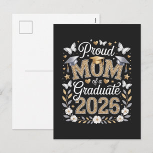Womens Proud mum of a 2026 Graduate Holiday Postcard