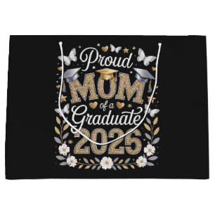 Womens Proud mum of a 2026 Graduate Large Gift Bag