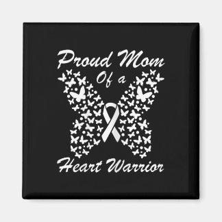 Womens Proud Mum Of A Heart Warrior Heart Disease  Magnet