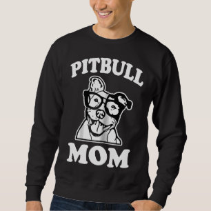 Womens Proud Pitbull Mum Saying Womens Pittie Sweatshirt