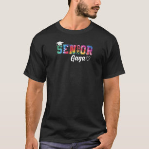 Womens Proud Senior Gaga 2023 Graduation Graduate T-Shirt
